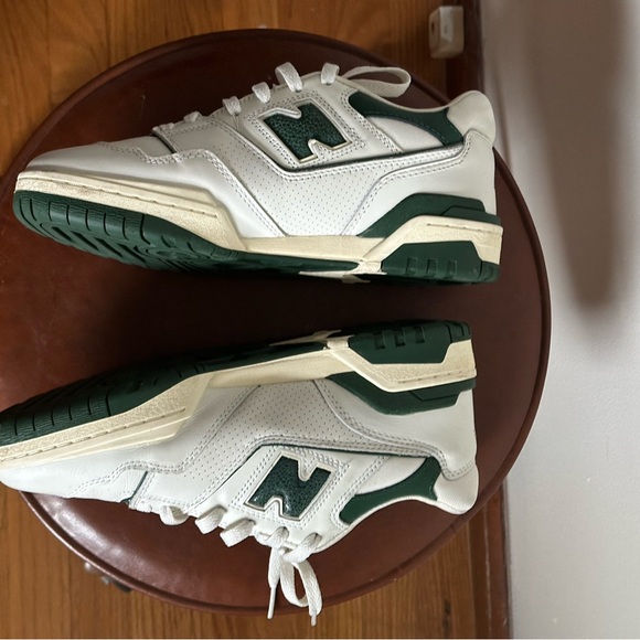 Aimee Leon Dore New Balance 550 Green/Cream - Picture 8 of 10